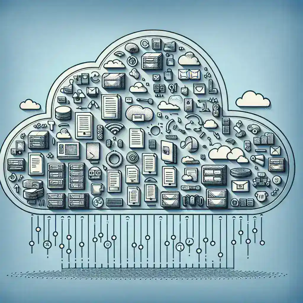 "Organized cloud storage interface showcasing labeled folders and files, illustrating effective data management techniques for seamless access and enhanced security in 'How to Organize Cloud Storage Without Losing Data' article."