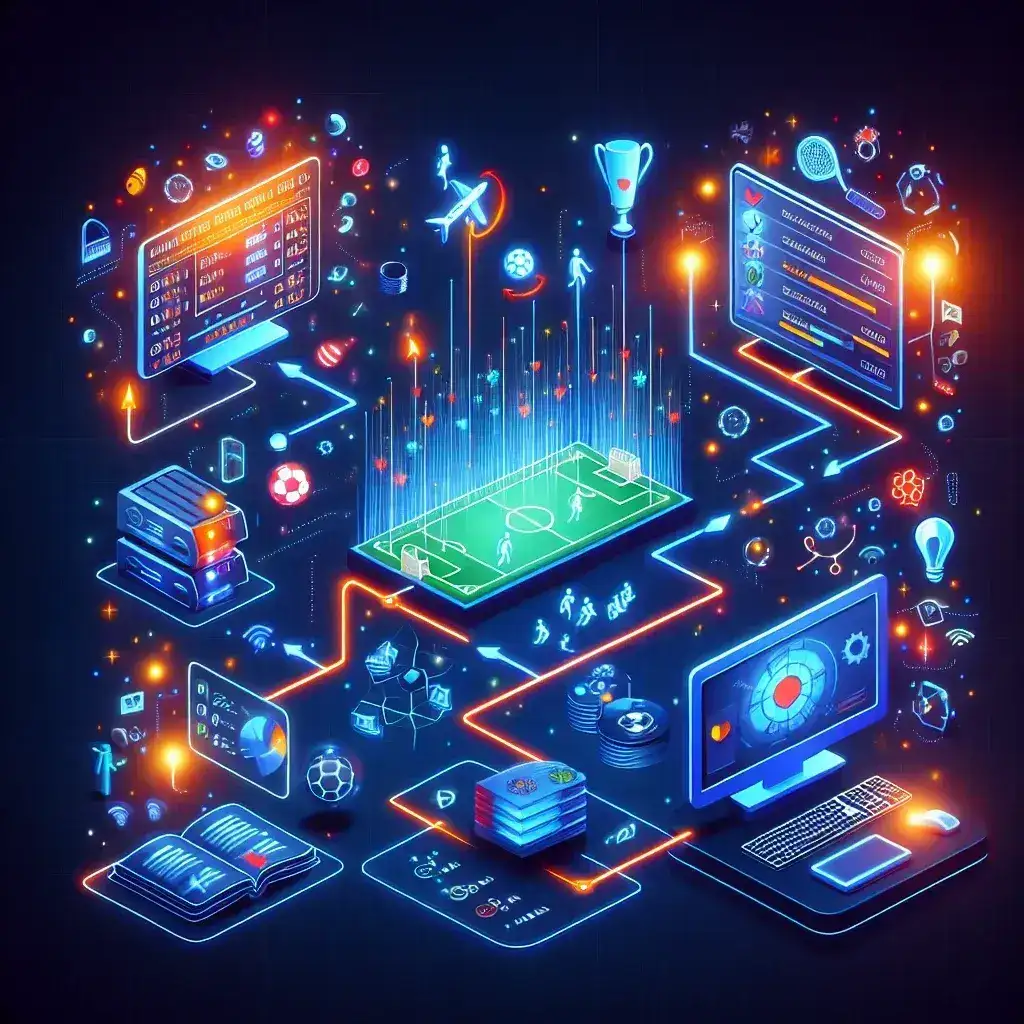 "Developer analyzing sports score data and live updates through API integration in a programming environment, highlighting best practices and implementation from the Complete Guide to Scraping Sports Scores."