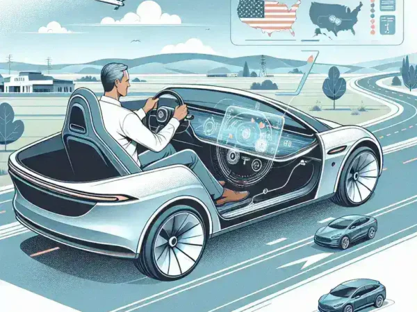 "Tesla vehicle showcasing AI-powered ride comfort optimization technology, enhancing passenger experience in the U.S."
