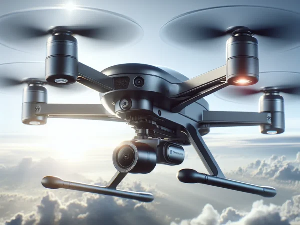 "Parrot Anafi AI 2 drone showcasing advanced photogrammetry features in an outdoor setting, highlighting its sleek design and enhanced camera capabilities for aerial photography."
