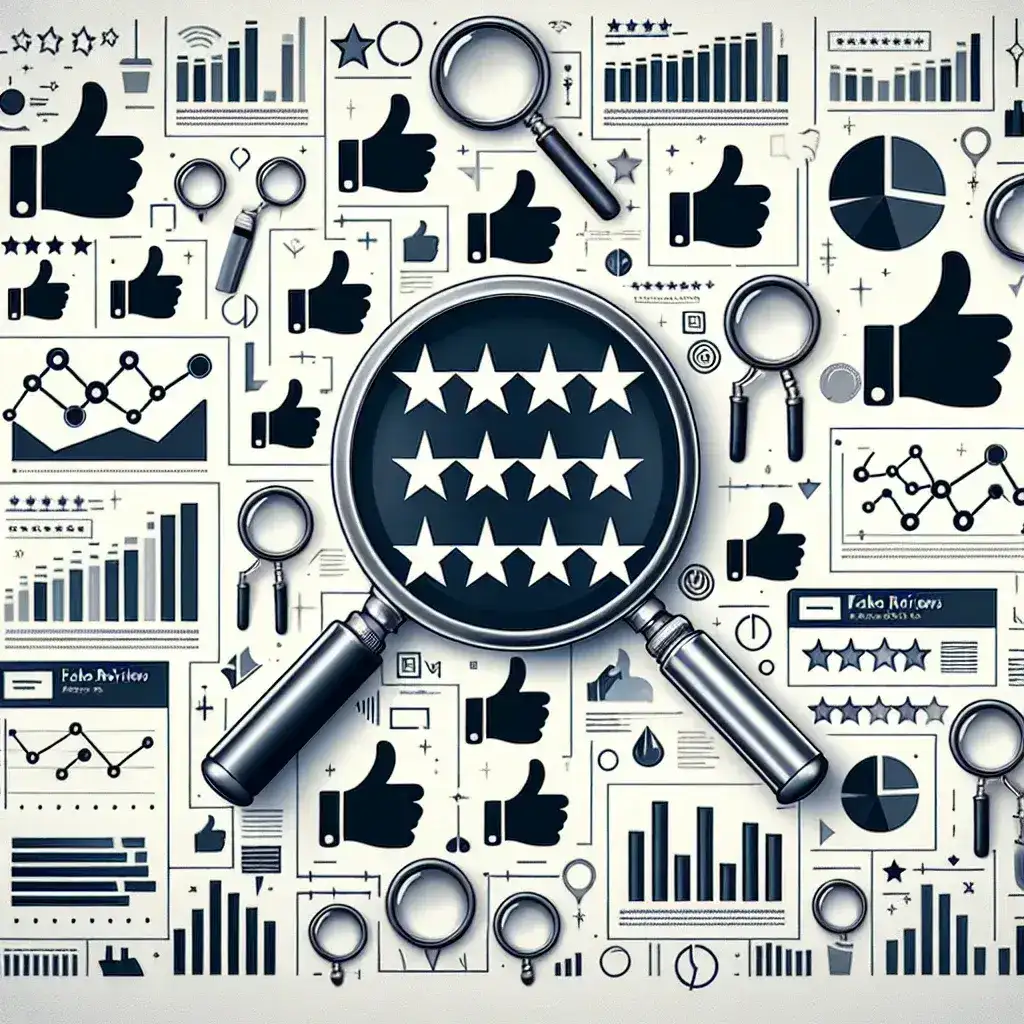 "Graph illustrating key patterns in fake reviews identified through data analysis techniques in the article 'How to Identify Fake Reviews Using Pattern Analysis: A Comprehensive Guide.'"